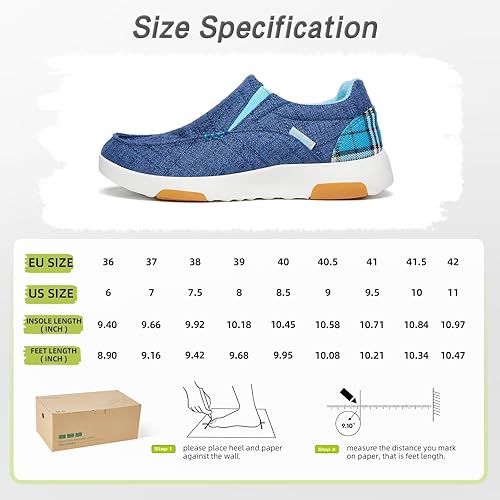 Miniatura 9 de OrthoComfoot - Zapatos ortopédicos para caminar para mujeres, mocasines cómodos para la fascitis plantar con soporte de arco, zapatos de conducción