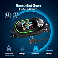 Vista 3 de Collar antiladridos para perro, collar inteligente recargable, collar de entrenamiento antiladridos con sensibilidad ajustable, choque de vibración