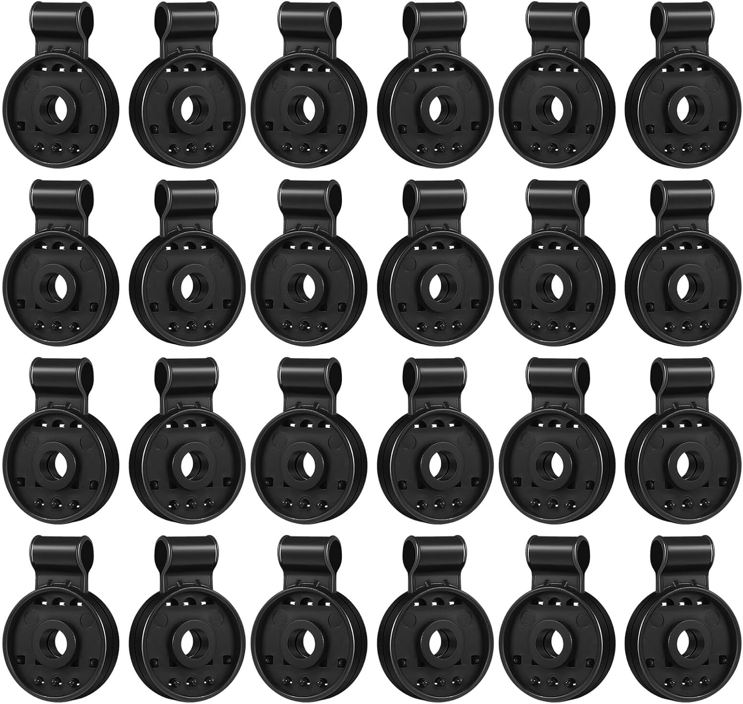 BESPORTBLE 100pcs Plastic Shade Net Clips and Reusable Shade Cloth Clips for Gardening Greenhouse Windproof Sunshade Net Fixing round Hole