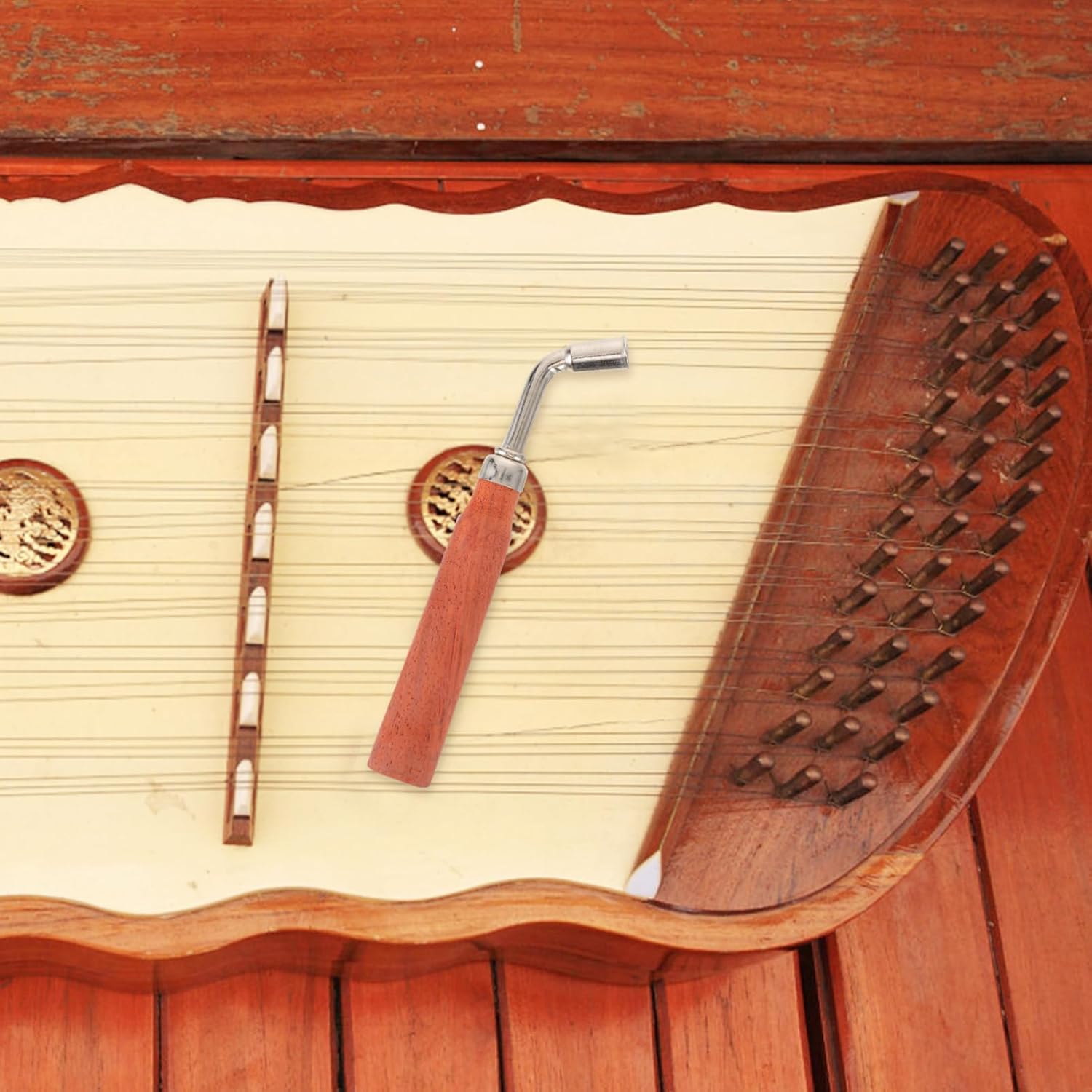 Professional Dulcimer Tuning Wrench Octagonal Spanner Tool for Hammered Dulcimer Durable Compact Design for Easy Tone Essential Accessory for Musicians