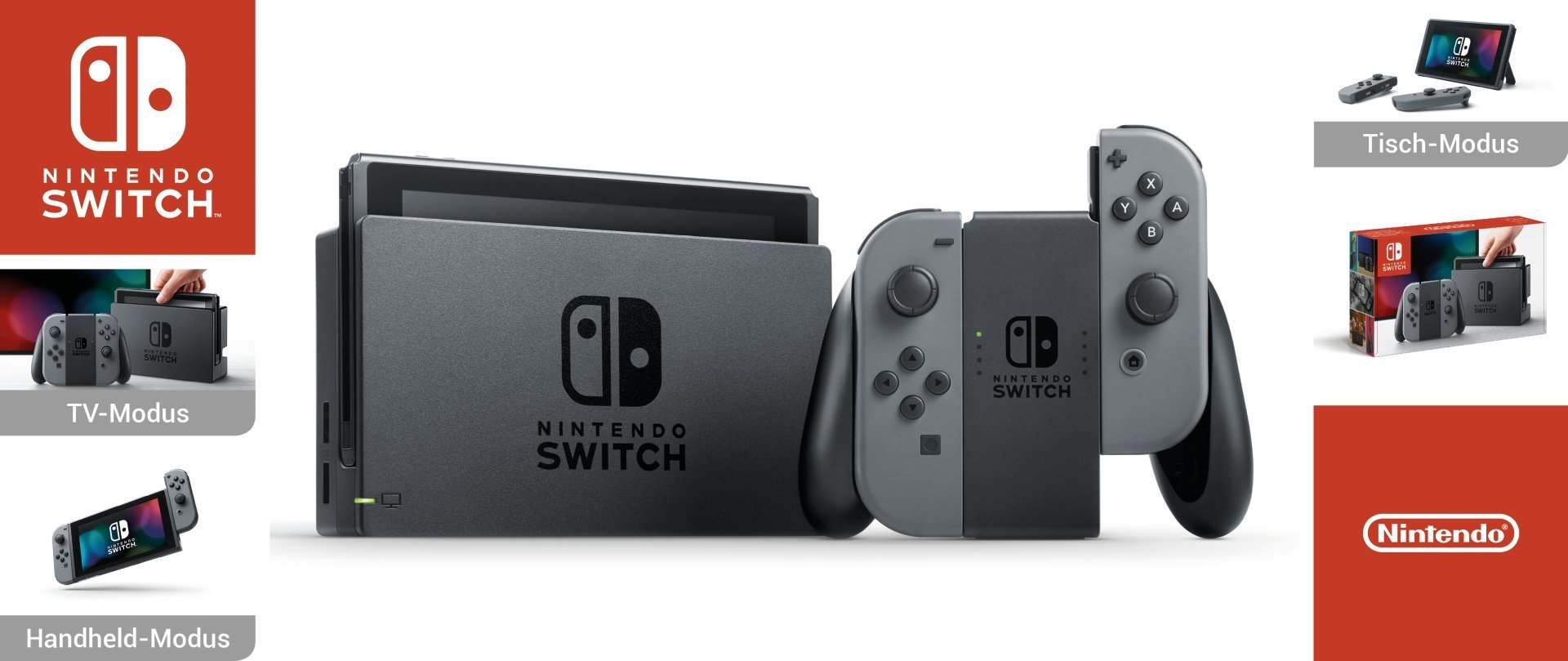 Nintendo Switch - Consola Color Gris