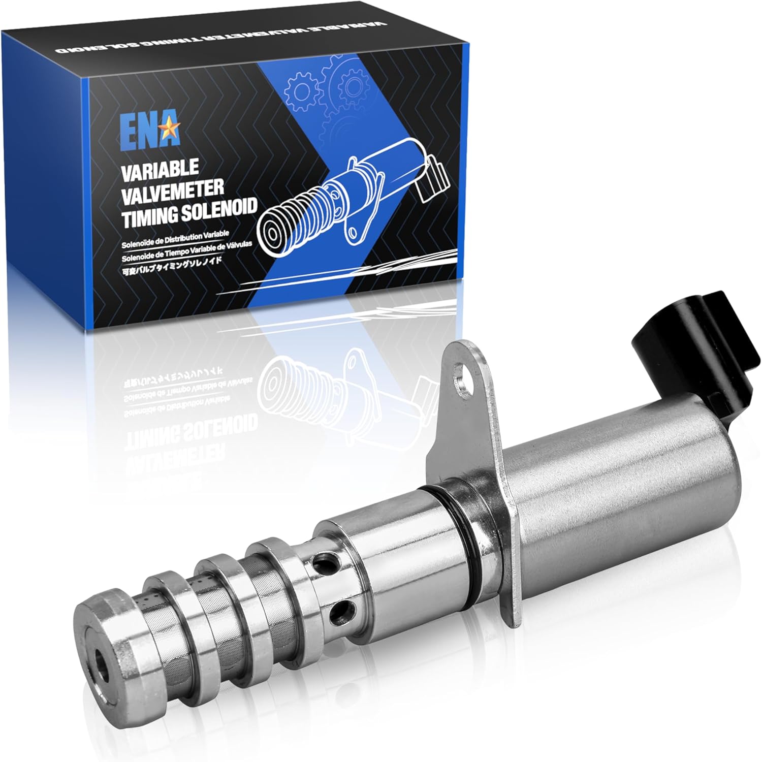 ENA Set of 1 Variable Valve Timing Solenoid Compatible with Buick Cadillac Chevrolet GMC Hummer Isuzu 2002-2012 L6 Exhaust Camshaft Position Replacement for 917010 12615873 12602516 Actuator Solenoid