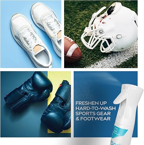 Miniatura 6 de Sports Gear - Spray eliminador de olores, desodorante sin perfume para cascos, guantes, almohadillas de hockey, tapetes de yoga y zapatos, a base de