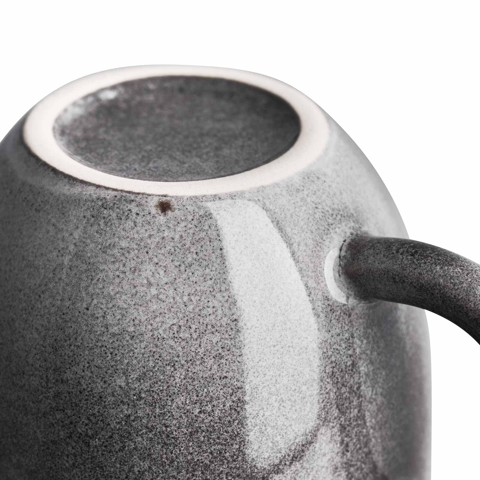 SPRINGLANE Vaisselle, service de table en faïence (Tasses Café avec Soucoupes, 4 piéces)