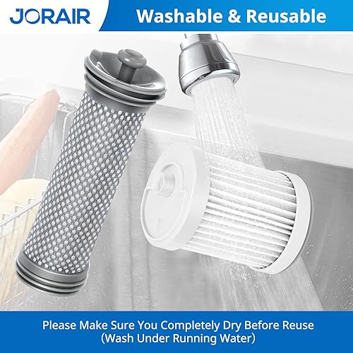 Miniatura 2 de Kit de filtros de repuesto compatible con Tineco A10A11 Hero, A10A11 Master, Pure One S11, PWRHERO11 Snap aspiradora inalámbrica, serie S11, S12 Pro