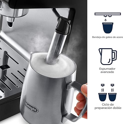 Miniatura 4 de Cafetera DeLonghi ECP3420 de 15 bares Espresso y Capuccino color negro