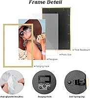 Vista 99 de Dark Brown 12x18 Frame Set of 3 - Rustic Woodgrain 12 x 18 Poster Frame with Plexiglass for Wall Gallery Display, 12x18 Picture Frame for Puzzles