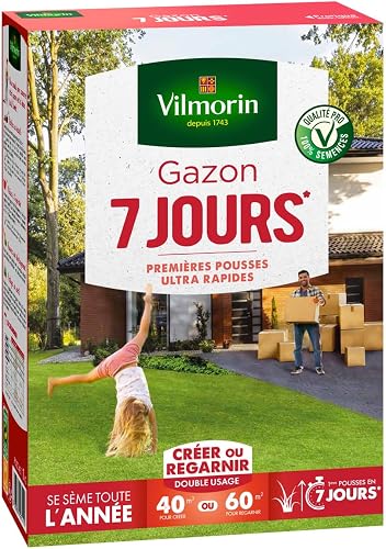 Gazon 7 Jours 1 kg Vilmorin