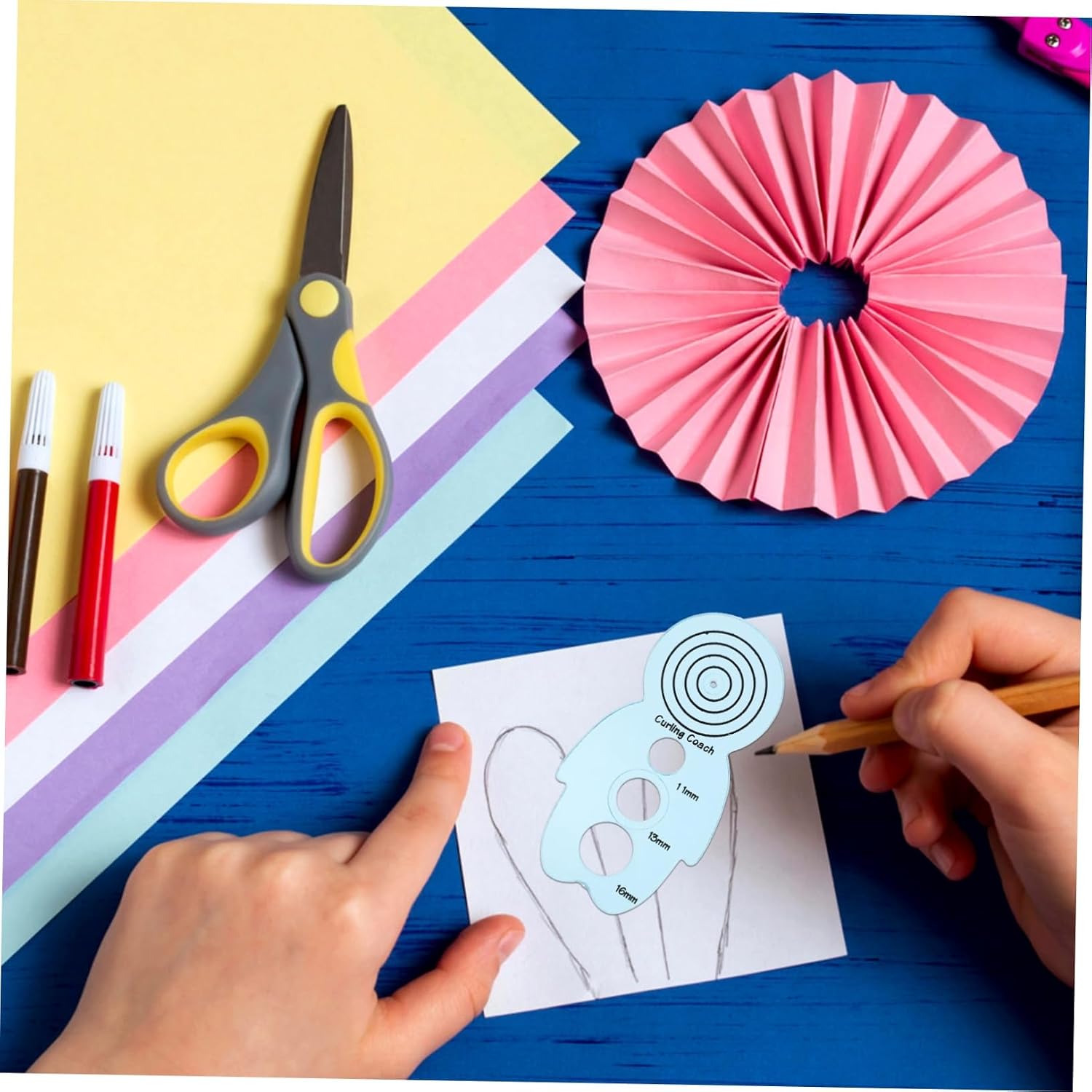 Lurrose 15pcs DIY Paper Curling Tools Quilling Curling Machine Craft Paper Quilling Tools