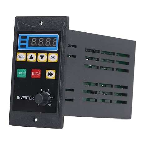 400W Variable Frequency Drive Compact VFD Single Phase to 3 Phase Converter 1PH 176-264V 50/60HZ Input 3PH 0-220V 2A Output Multiple Protection for Water Pumps Engraving Machines