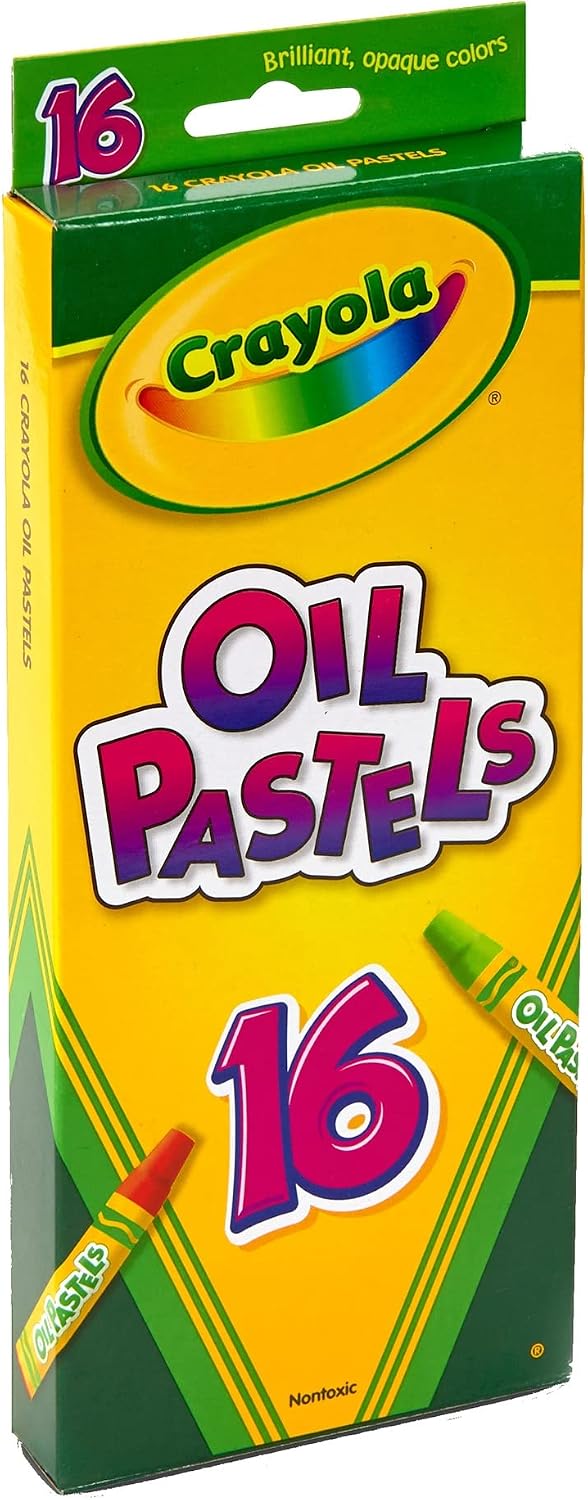 Crayola Oil Pastels, Assorted Colors, 16 Count