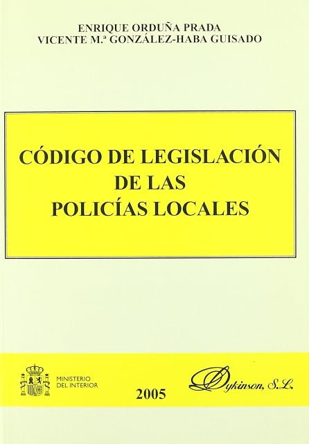 Portada de Código de legislación de las policías locales