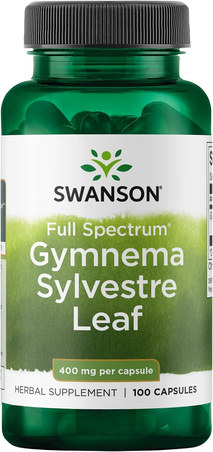 Swanson Gymnema Sylvestre Leaf 400 Milligrams 100 Capsules
