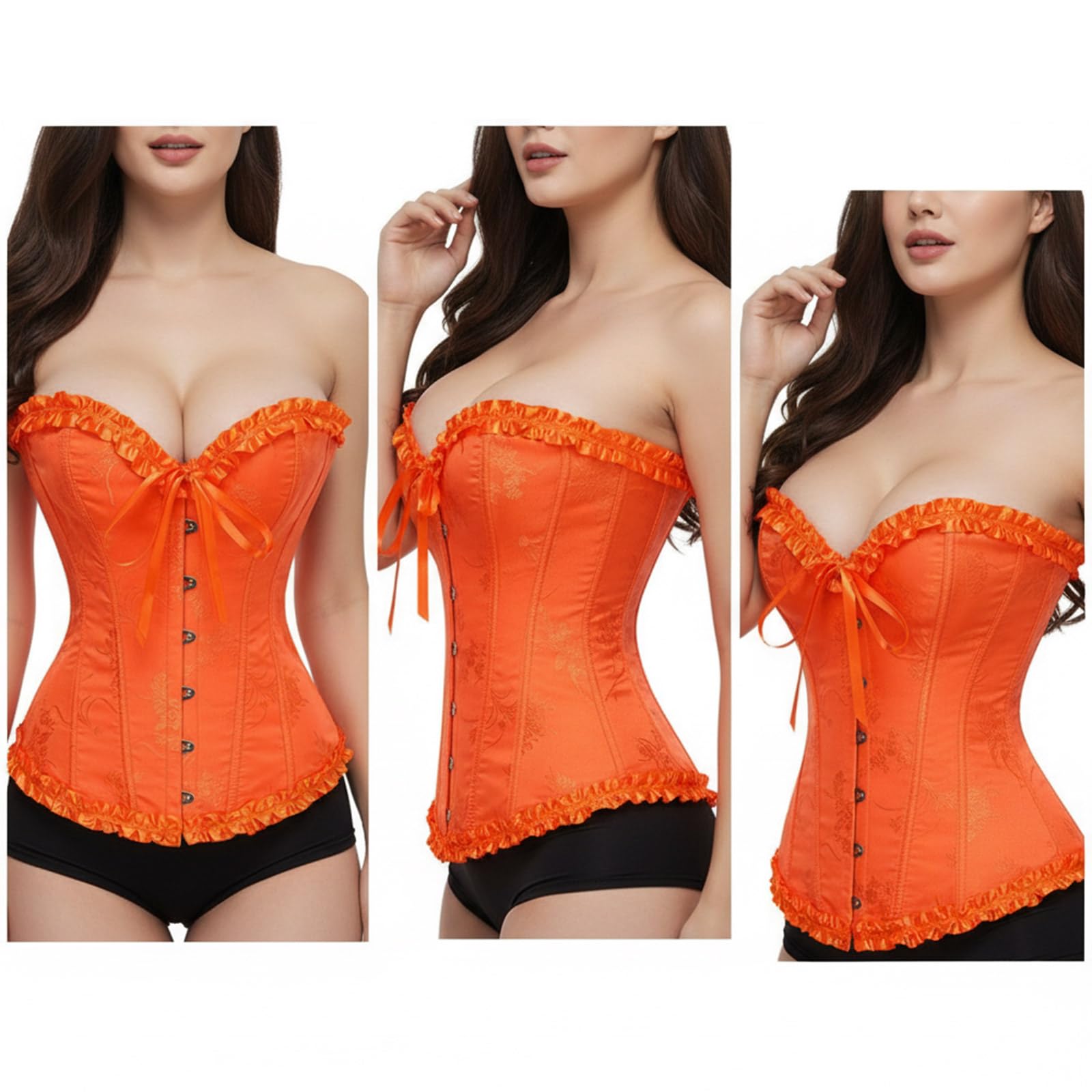 Corsetto sottoseno in pizzo femminile regolabile in morbido poliestere per curve definizione corsetto confortevole per tutti i giorni