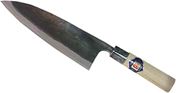 Amazon｜土佐刃物流通センター 土佐刃物 包丁 黒打ち 出刃包丁 白鋼 1