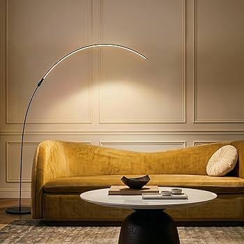 Brightech Sparq Arc Floor Lamp, Ultra Bright Lamp for Living Rooms