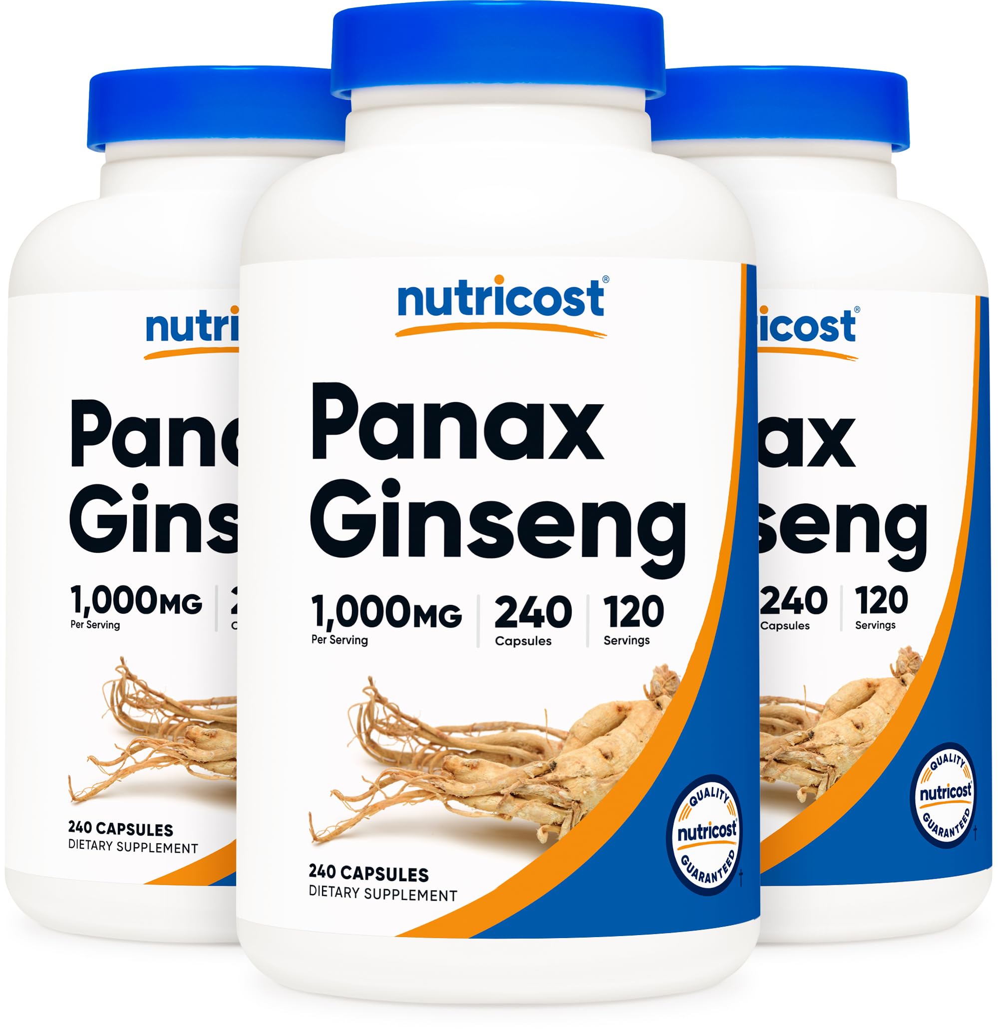 Nutricost Panax Ginseng 1000mg, 240 Capsules, 120 Servings, Gluten Free — Amazon image 6