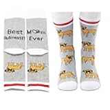 2 Pairs Best Bullmastiff Mom Ever Socks Bullmastiff Dog Mom Gifts Pets Bull Mastiff Socks Gifts for Dog Lovers Gifts