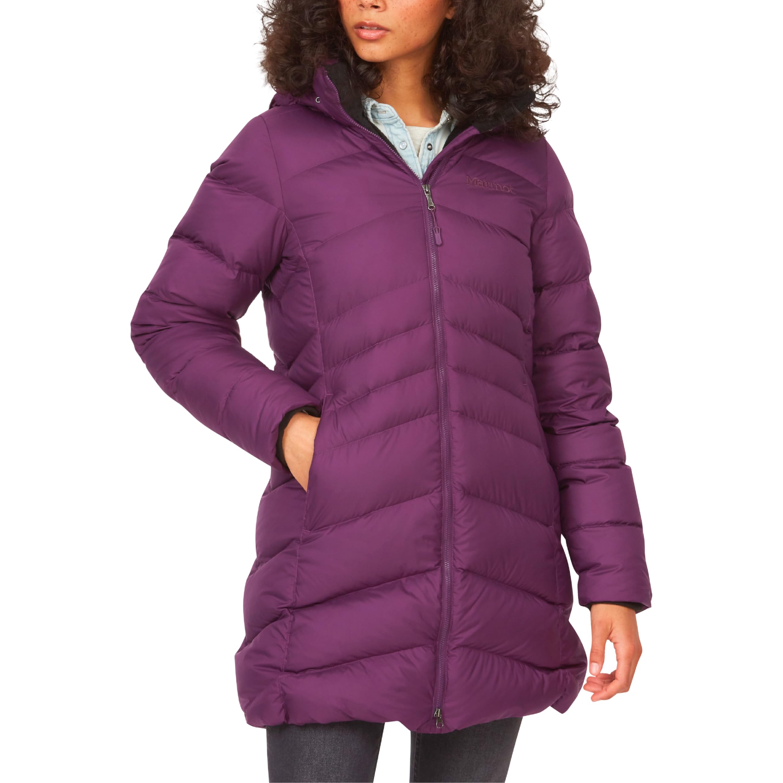 marmot Montreal Women's Mid-Thigh Length Down Puffer Coat, Fill Power 700-picture-10