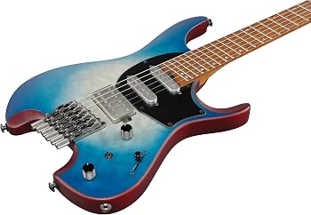 Amazon.com: Ibanez QX54QM Quest Standard Blue Sphere Burst Flat