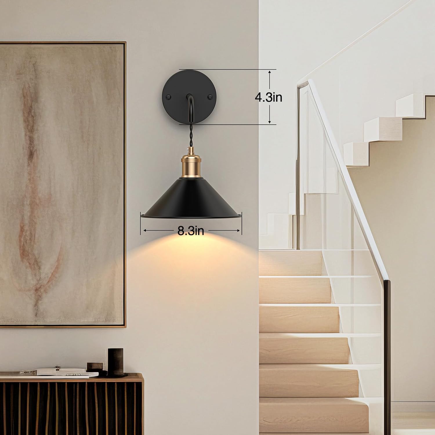 Battery Operated Wall Sconce Set of 2, 5000mAh Rechargeable High Brightness Wall Lamp, 3 Color Temperature RGB Wall Lights with Remote, Memory Function,Timer for Bedroom Living Room