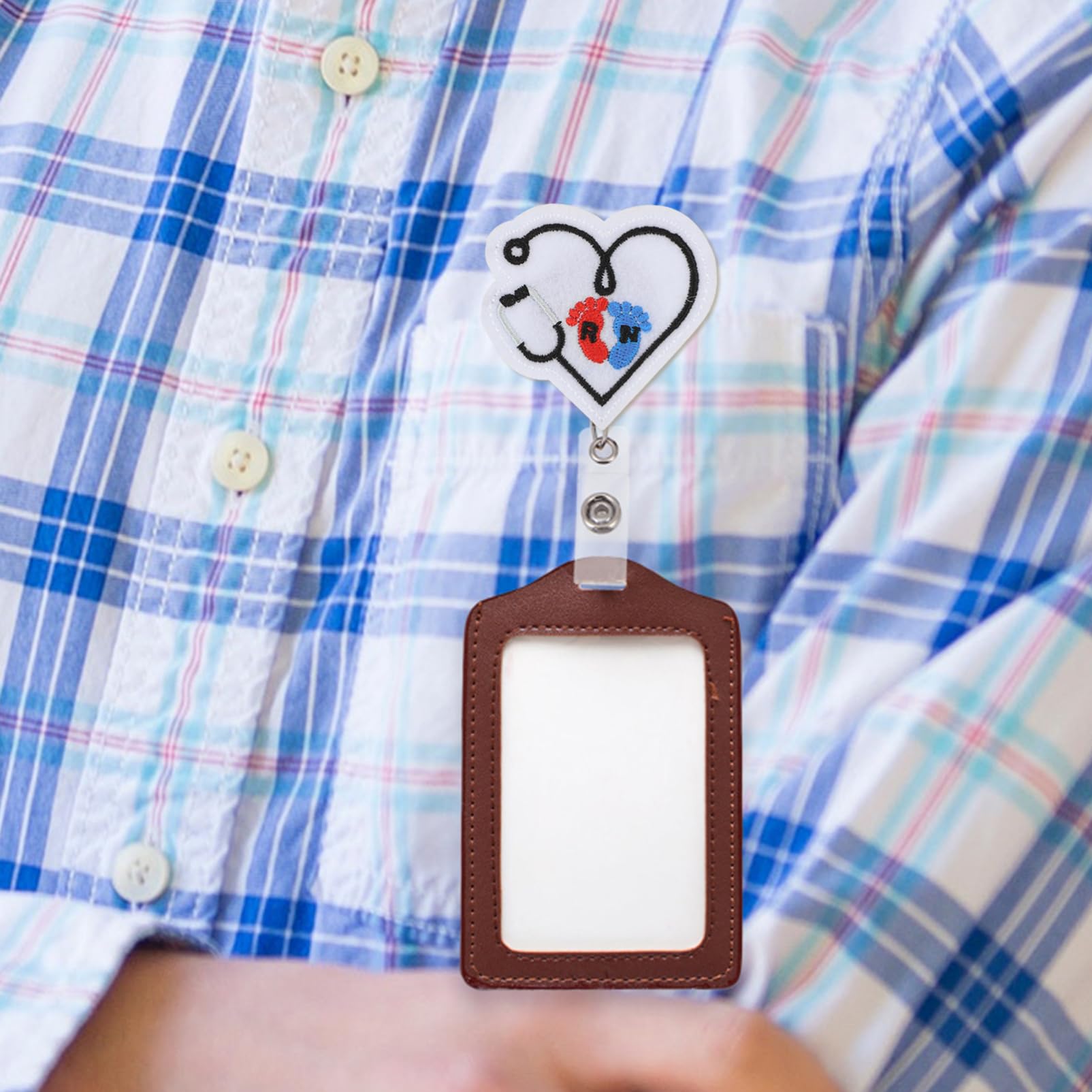 Ciieeo 10pezzi Porta Badge Retrattile Con Clip Rotante e Design Elastico Portacarte Per e Studenti Materiale Resistente e Pratico Per Conferenze e Eventi