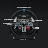 Logitech G G29 SE Driving Force Racing Wheel and Pedals, Force Feedback, Real Leather Driving Force Shifter - Sim Steering Wheel, Pedals, Gear stick for PS5, PS4 and PC, Mac - Black - 5