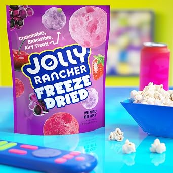 JOLLY RANCHER Freeze Dried Mixed Berry Flavored Candy Bag, 3.1 oz