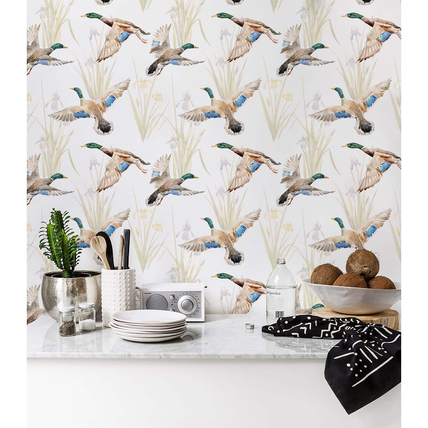 Papier peint de décoration en latex finition haut de gamme mat pour habillage mural chic