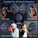 Drumstone (𝟏𝟓 𝐘𝐞𝐚𝐫𝐬 𝐰𝐚𝐫𝐫𝐚𝐧𝐭𝐲) Music Boxing Machine with LED Lights – Smart USB Rechargeable Bluetooth Punch Trainer, Adjustable Wall-Mount Height, Interactive Fitness & Fun gallery image