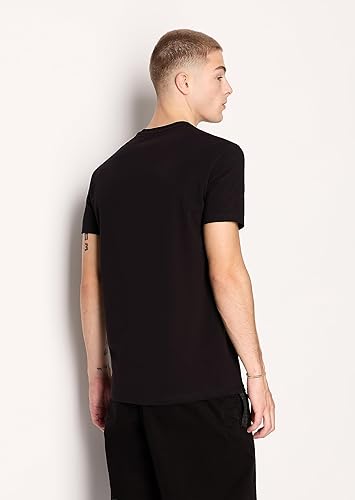 Vista 4 de Armani Exchange Camiseta con logotipo impreso serigrafiado