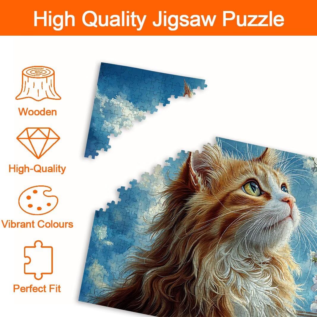 Puzzle Gatto, Puzzle 2000 Pezzi Adulti per Decor, Regalo Donna/Uomo -8690
