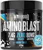 Warrior Amino Blast BCAA Powder 270g – Fruit Salad Flavour, BCAA Supplement for Muscle Recovery, Energy, Endurance, Hydration, Pre & Post Workout Nutrition - Energy Burst