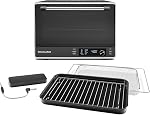 KitchenAid Digital Air Fryer Dual Convection Countertop Oven with Temperature Probe, Black Matte, KCO224BM