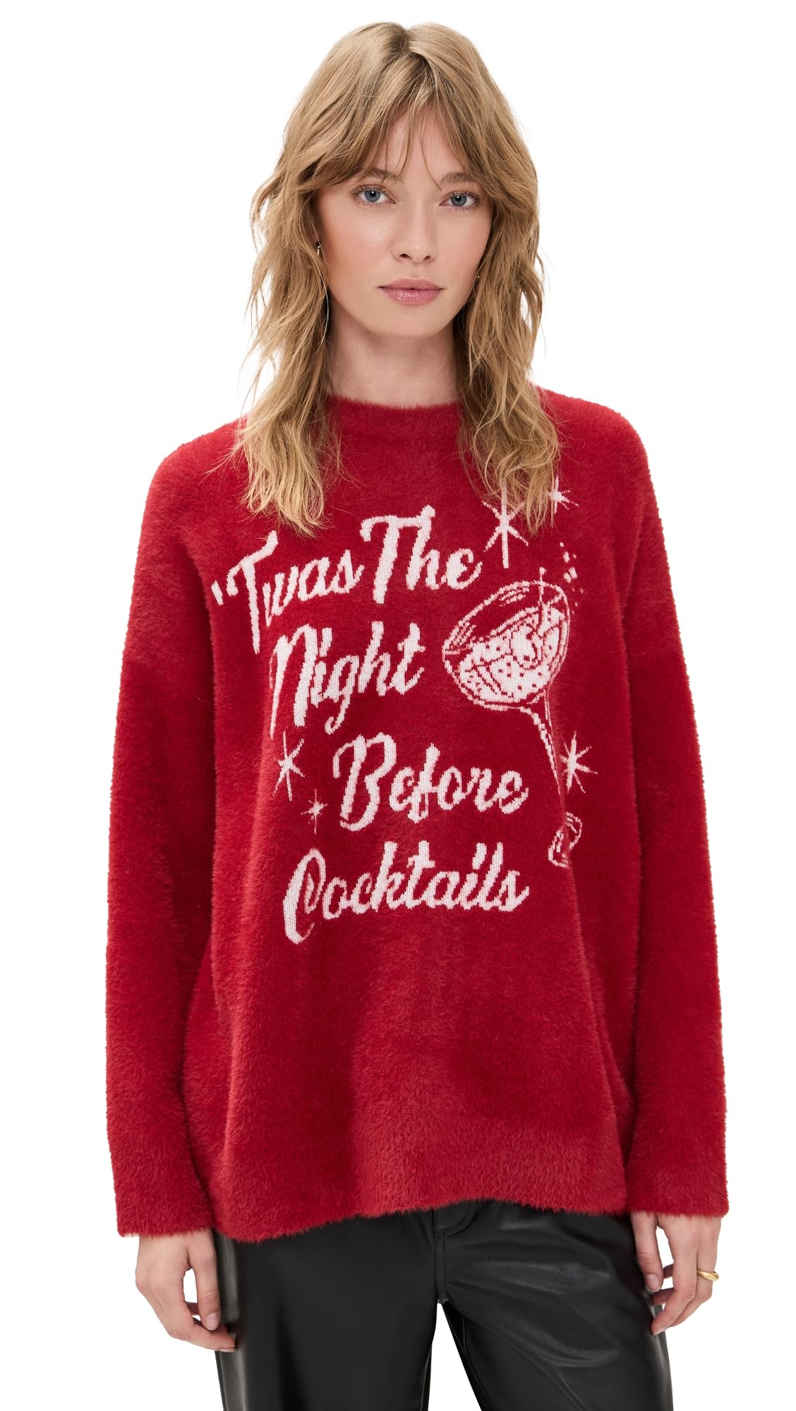 Show Me Your Mumu Womens Classic Crew Neck Sweater