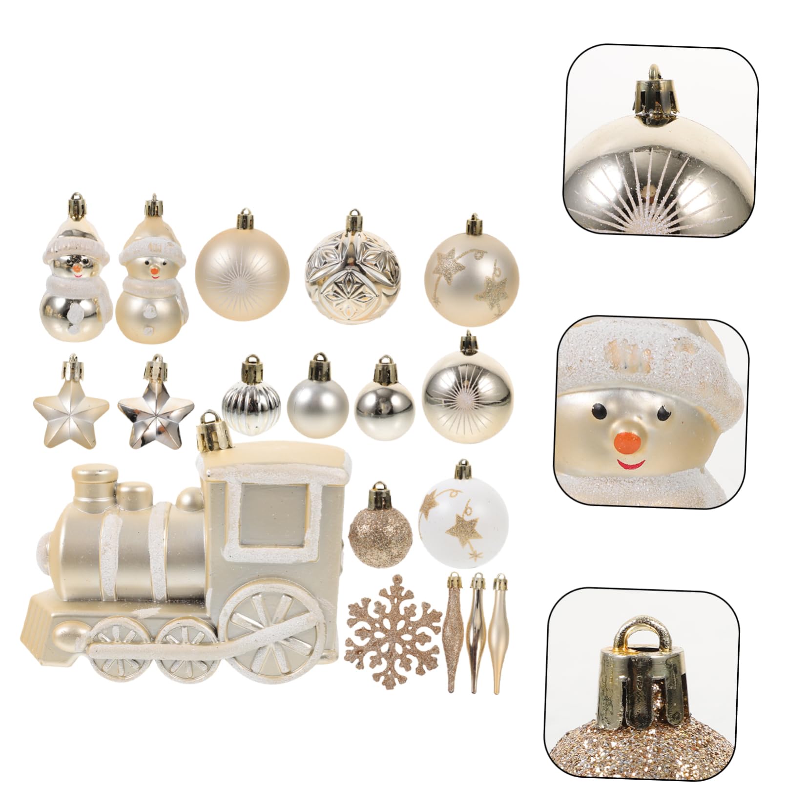 Ornements Sapin De Noel Boules Decoratives De Noel Decorations Suspendues pour Sapin