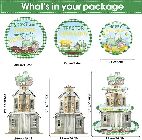 Miniatura 9 de Soporte de 3 niveles para cupcakes con temática de autos de carreras, decoración de fiesta de cumpleaños, soporte redondo de cartón para cupcakes