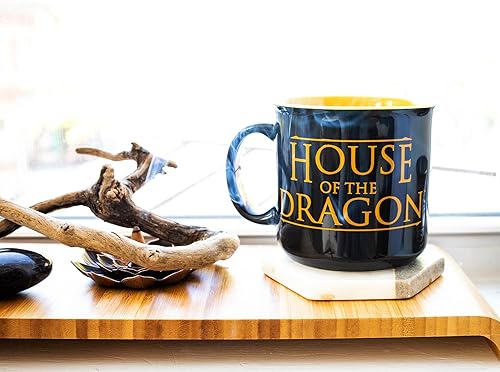 Miniatura 7 de Silver Buffalo Taza de cerámica de Game of Thrones House of the Dragon para cámper, taza de café grande para expreso, té, coca | Capacidad para 20