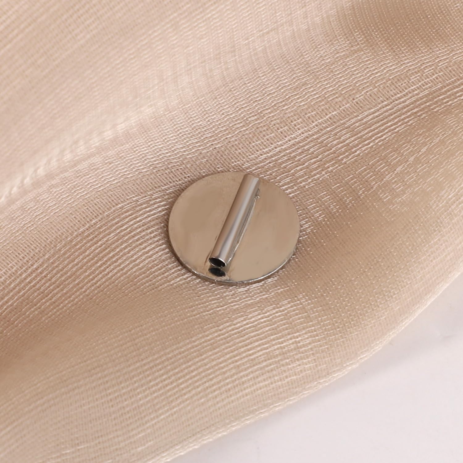 NQEUEPN 12pcs Mini Pin Brooch Converter, Magnetic Metal Pin Backs Harm Free Brooch Pin Converter for Scarf Hijab Shawls Thin Fabric Harm Free (Silver), 0.59 inches, 07057