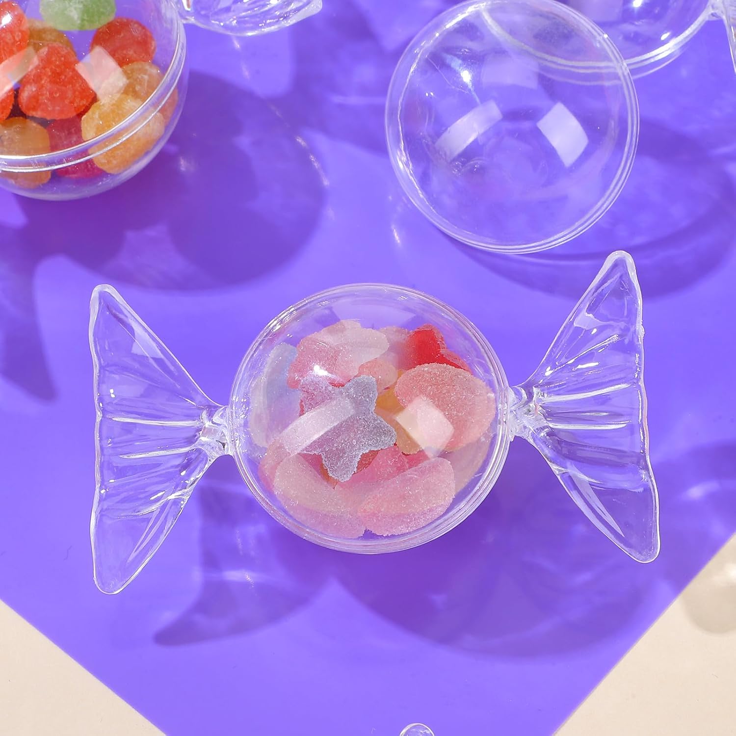 DEARMAMY Plastic Candy Box 12pcs Portable for Party Favors Xmas image 4