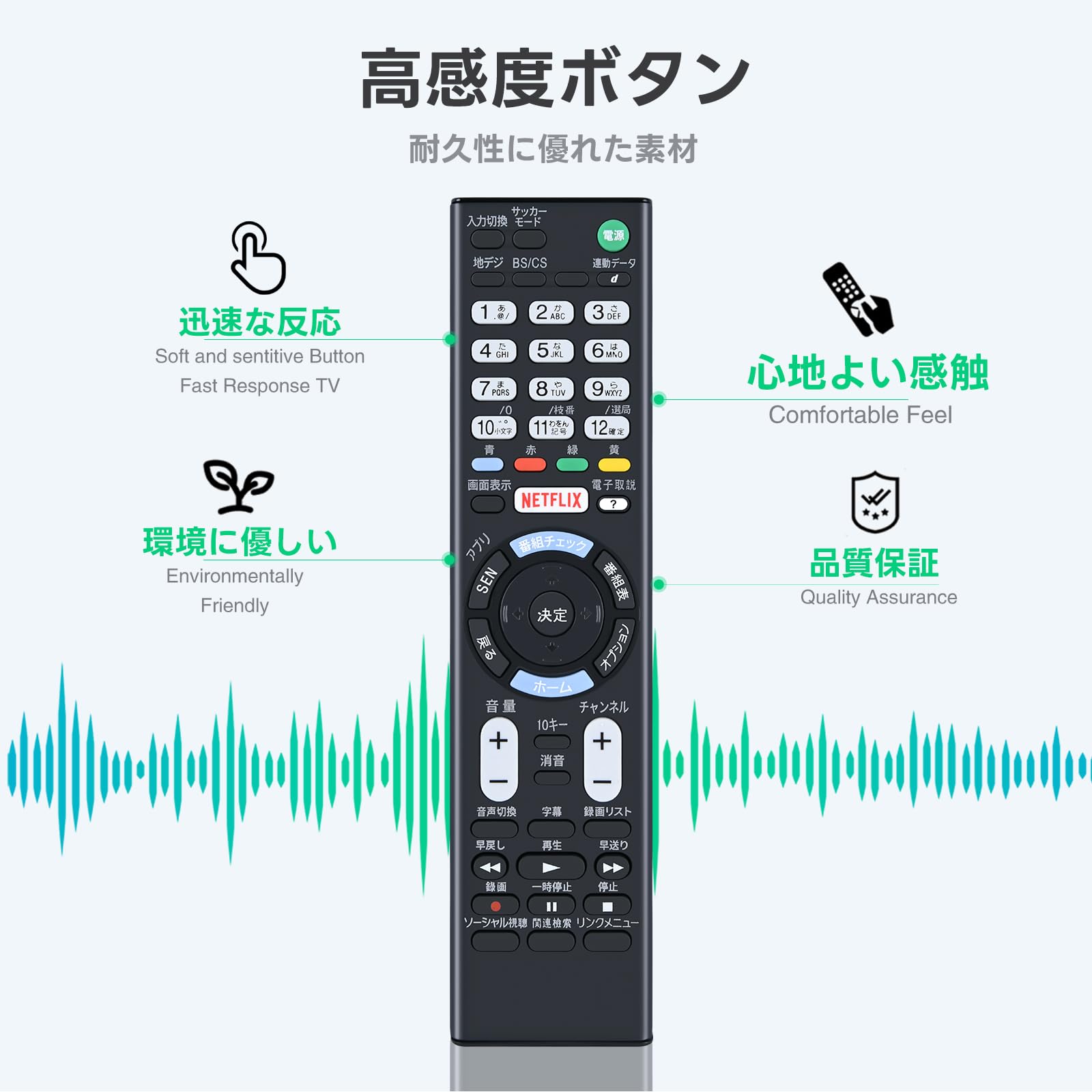 Amazon | テレビリモコン RMT-TX102J for ソニー互換リモコン ブラビア