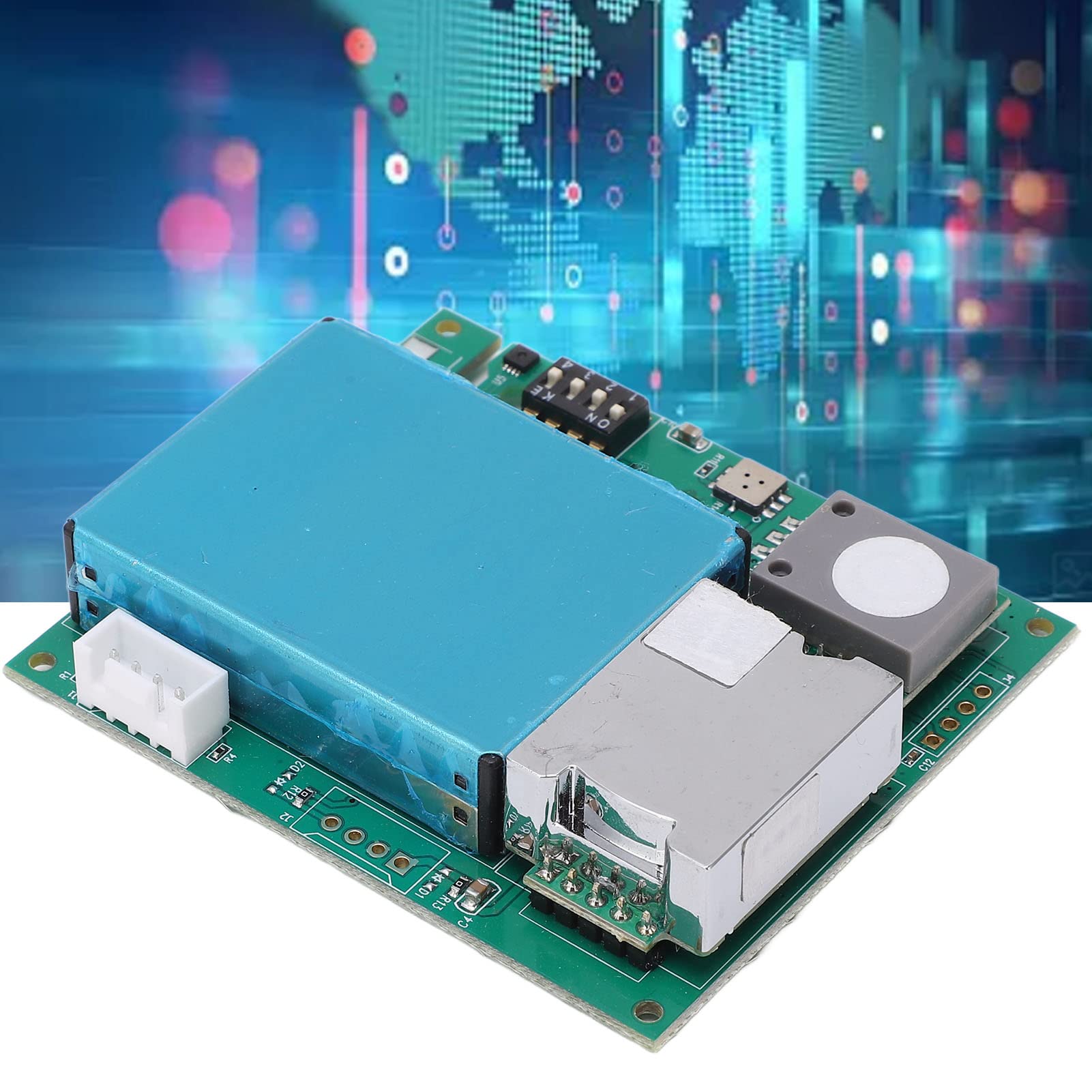 Duokon Moduł Czujnika Jakości Powietrza PCB CO2 TVOC Płyta Monitora 400 do 5000 Ppm Detekcja 7 w 1 za pomocą UART do Oczyszczacza Powietrza HVAC Inteligentne Monitorowanie Wnętrz Domu