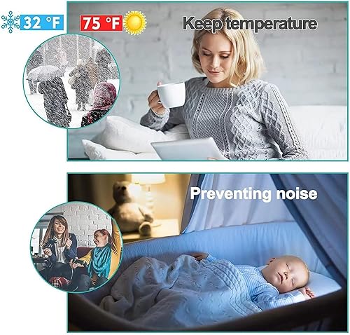 Miniatura 3 de Tope de puerta para puertas exteriores e interiores, sello debajo de la puerta, bloqueador de corrientes de aire debajo de la puerta, burlete