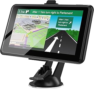 2023 Latest GPS Navigation Car, Truck GPS Commercial Drivers Semi, 7 Inch 2.5D Screen World Navigation System,Lifetime Free Map Updates,8GB 256M with Voice Guidance, Speed Limit Warning,America,Europe