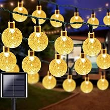 Solar String Lights Outdoor Waterproof, 100 LED Solar Fairy Lights with 8 Lighting Modes, Solar Powered Patio Lights for Garden, Yard,Porch, Wedding and Christmas Decor.Warm White, 39.4 FT