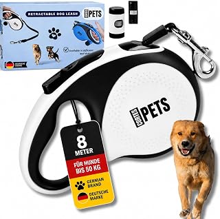 Hundeleine 8M – Rollleine für Hunde bis 50 kg - Ausziehbar
