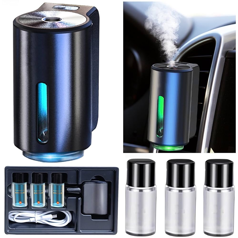 Car Air Aromatherapy With Three Adjustable Fragrance Concentration Intelligent Automatic Spray Oil Diffuser Smart Machine Perfume 30ml