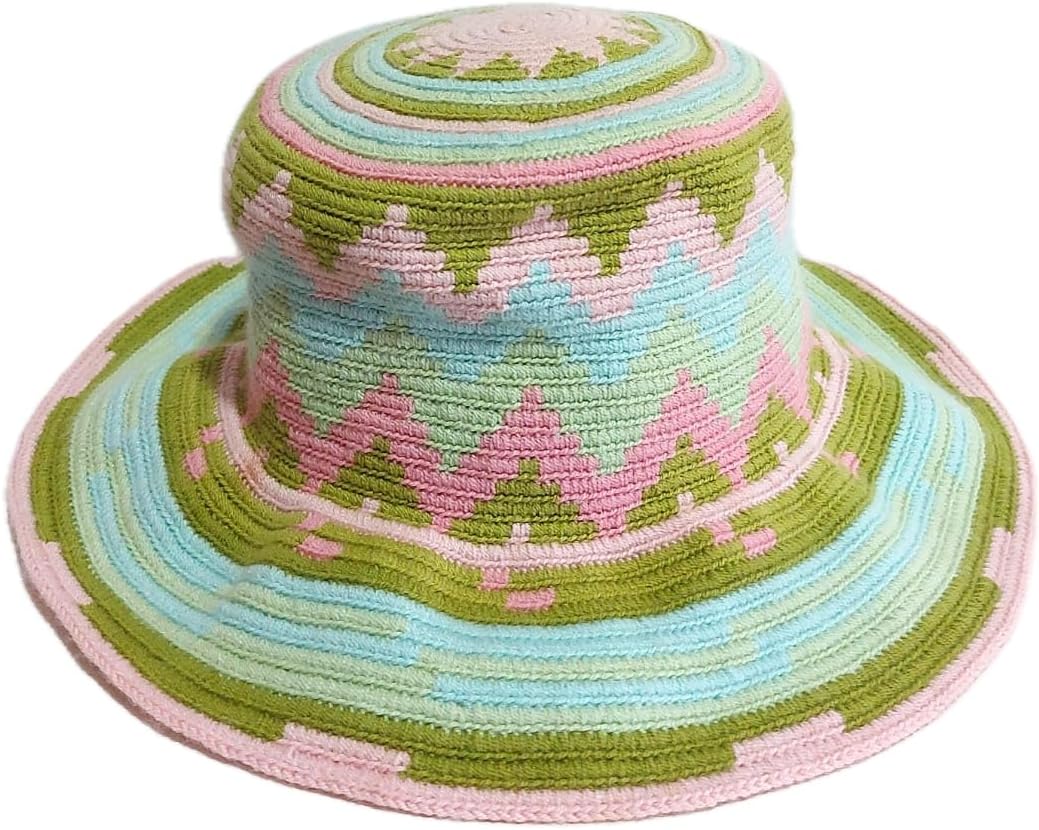 Bucket Hat for Women and Men – Packable Wide Brim Sun Hat for Travel, Summer, and Beach | Lightweight Breathable Outdoor Hat Wayuu Multi