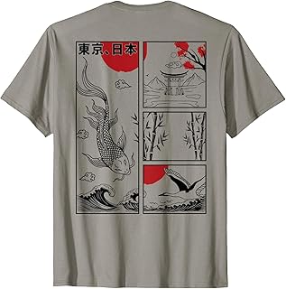 Japanese vintage designs Japanese Koi Fish The Great Wave of