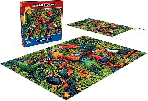 Miniatura 4 de Buffalo Games - Dowdle - Birds of a Feather - Rompecabezas de 300 piezas grandes para adultos rompecabezas desafiante perfecto para noches de juego